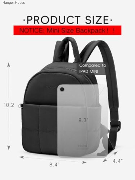 Mini Backpack for Women Nylon Lightweight Travel Fashion Backpack Purse